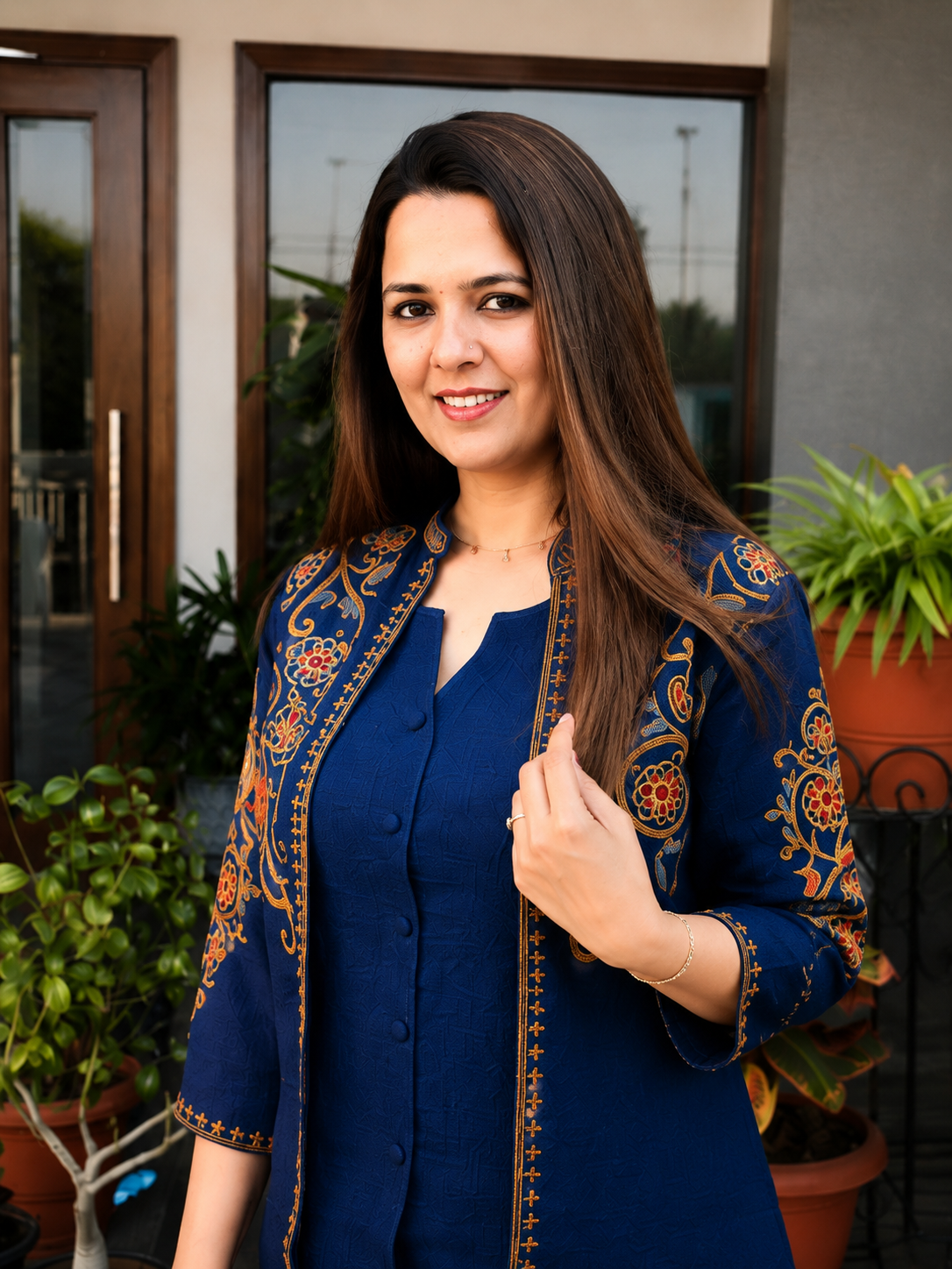 Indigo Royale Co-Ord Set.