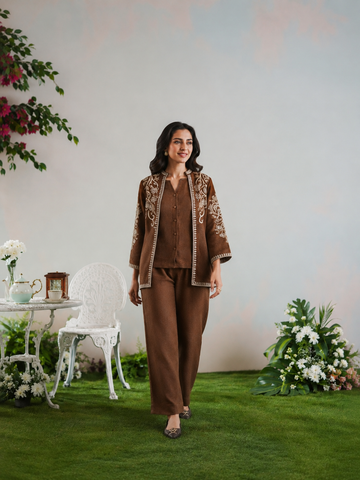 Mocha Royale Co-Ord Set