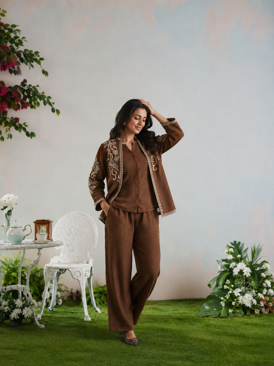 Mocha Royale Co-Ord Set