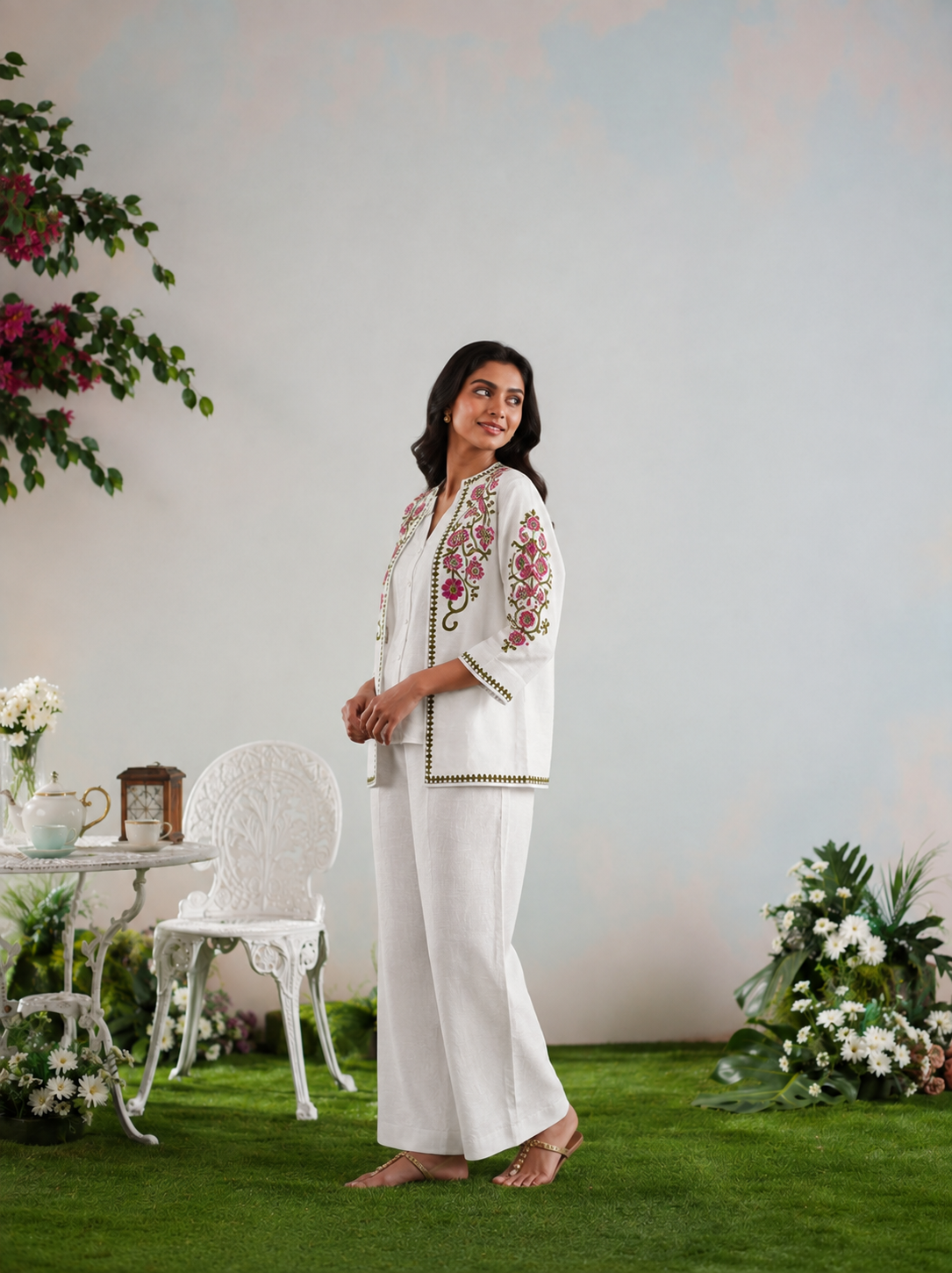 Ivory Bloom Co-Ord Set