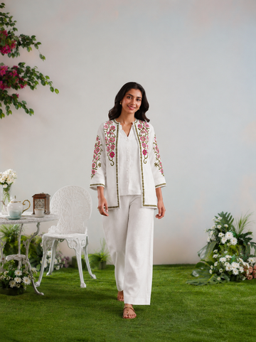 Ivory Bloom Co-Ord Set