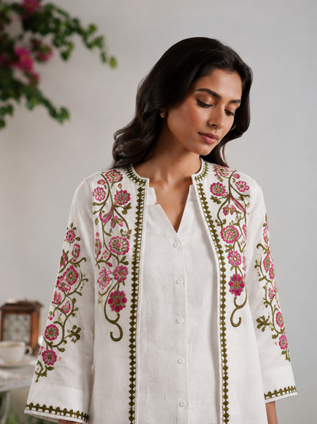 Ivory Bloom Co-Ord Set