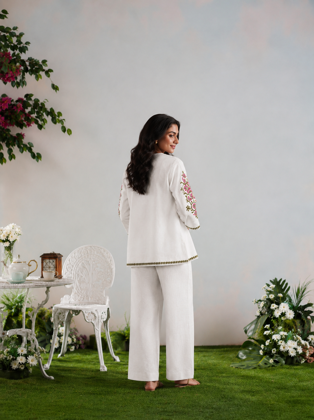 Ivory Bloom Co-Ord Set
