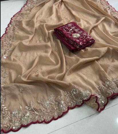 Charulata – Star Georgette Sequin Saree