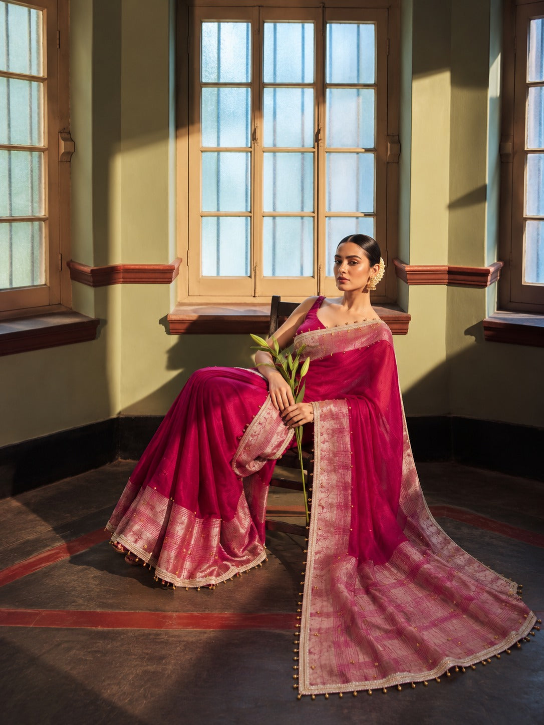 Swarna Rekha Kanjivaram Silk Saree