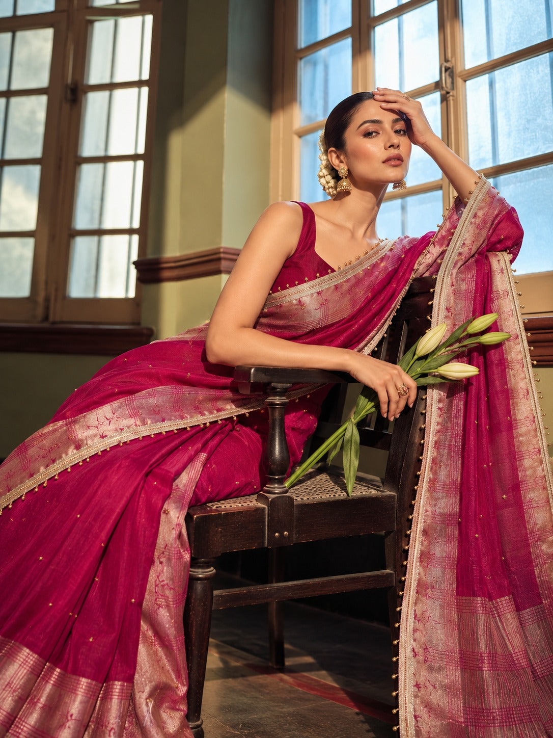 Swarna Rekha Kanjivaram Silk Saree