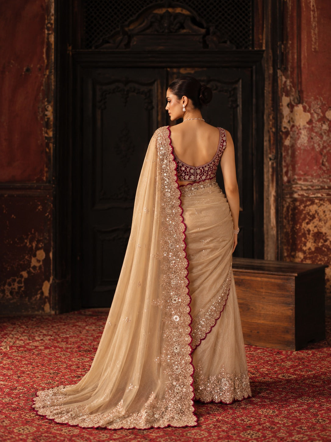Charulata – Star Georgette Sequin Saree