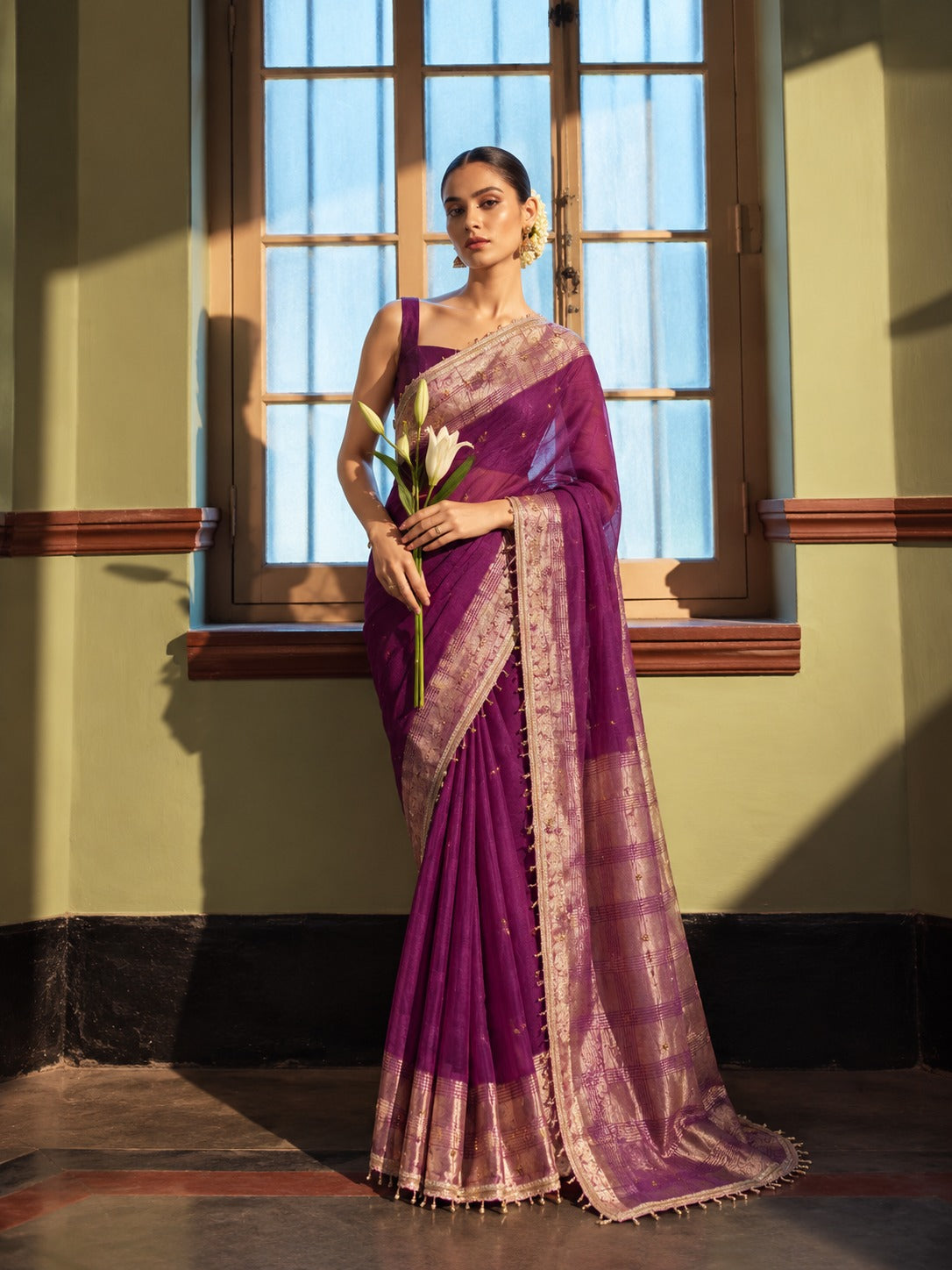 Swarna Rekha Kanjivaram Silk Saree