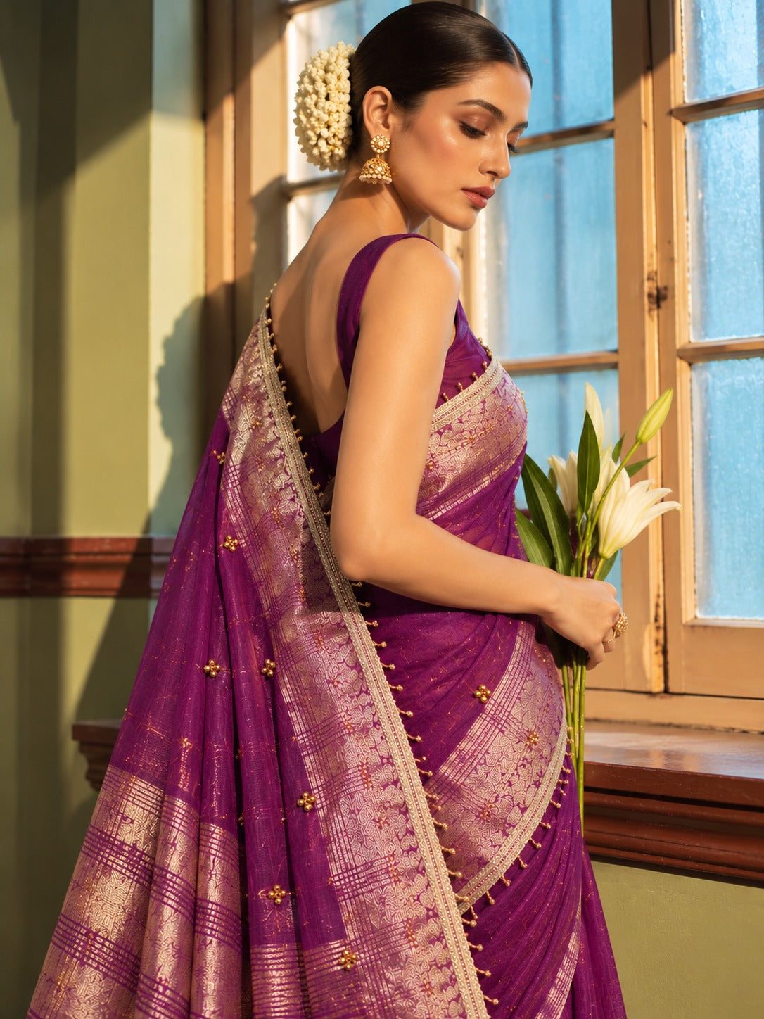 Swarna Rekha Kanjivaram Silk Saree