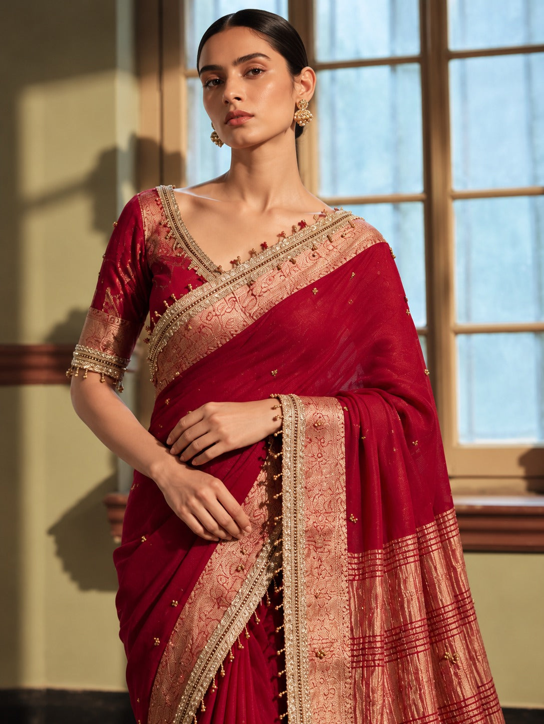 Swarna Rekha Kanjivaram Silk Saree