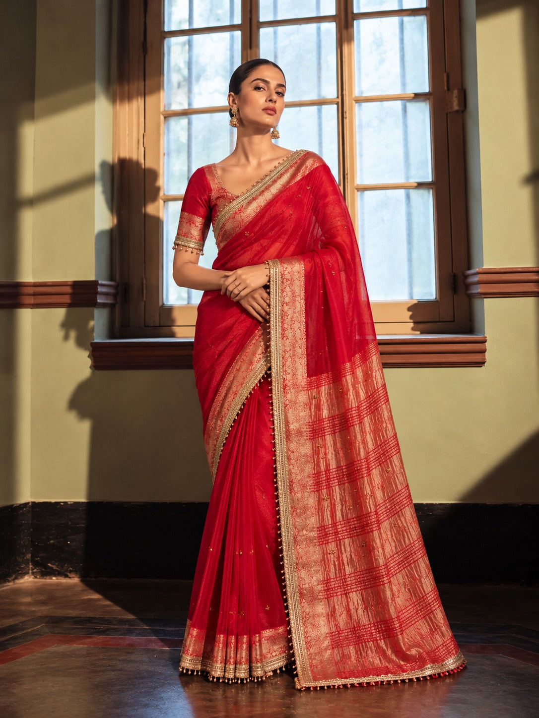 Swarna Rekha Kanjivaram Silk Saree