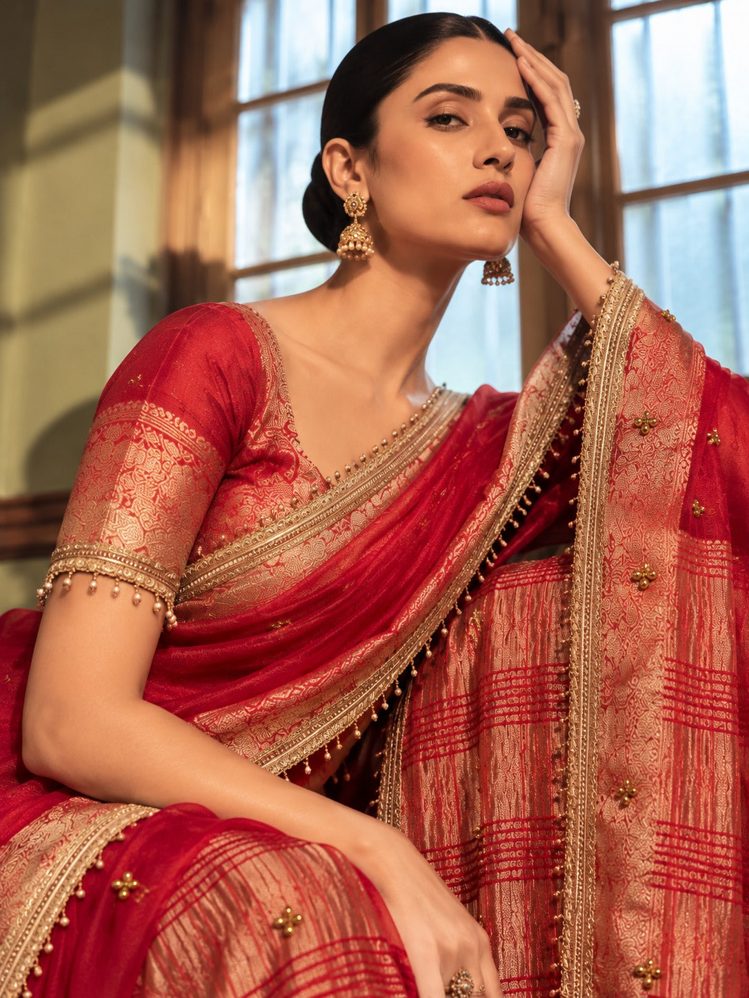 Swarna Rekha Kanjivaram Silk Saree