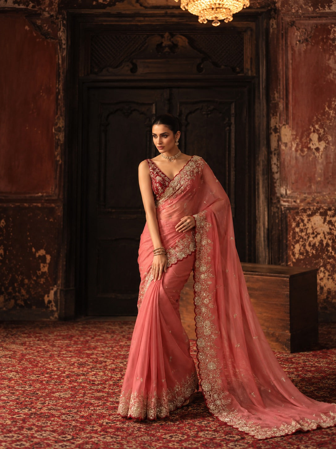 Charulata – Star Georgette Sequin Saree