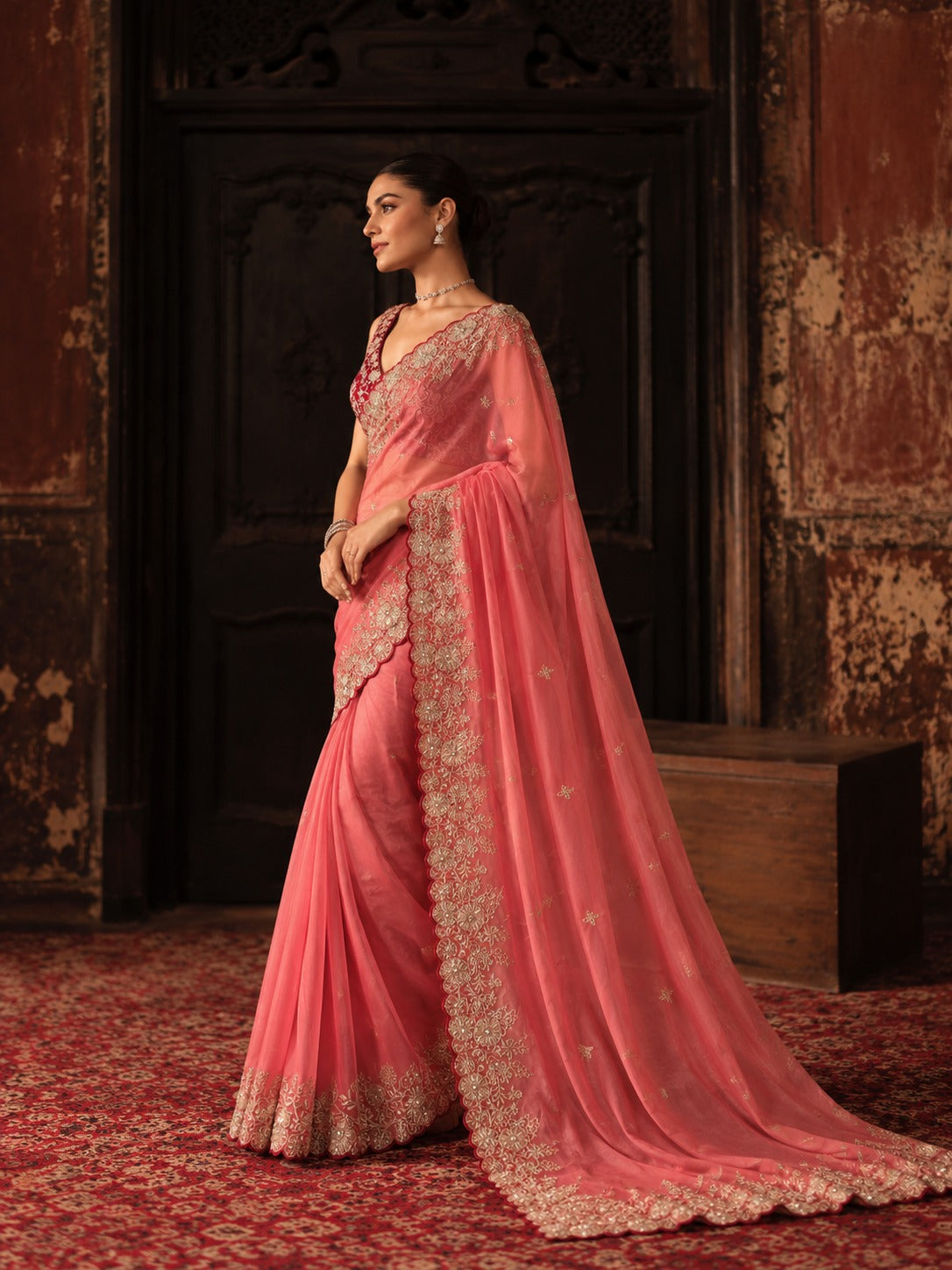 Charulata – Star Georgette Sequin Saree
