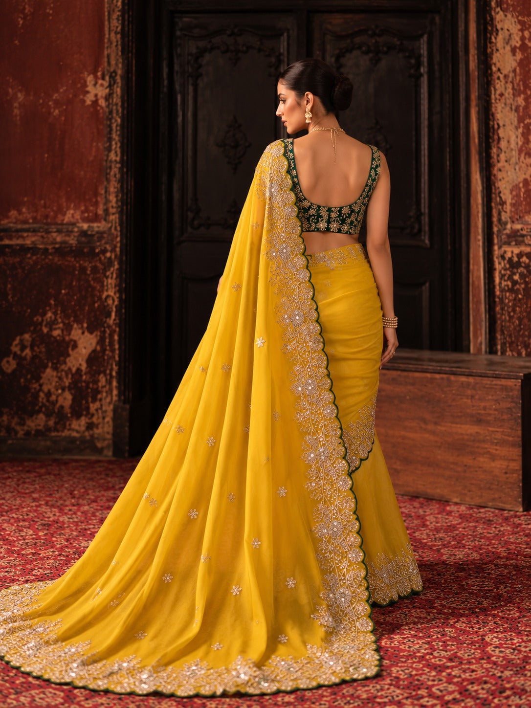 Charulata – Star Georgette Sequin Saree