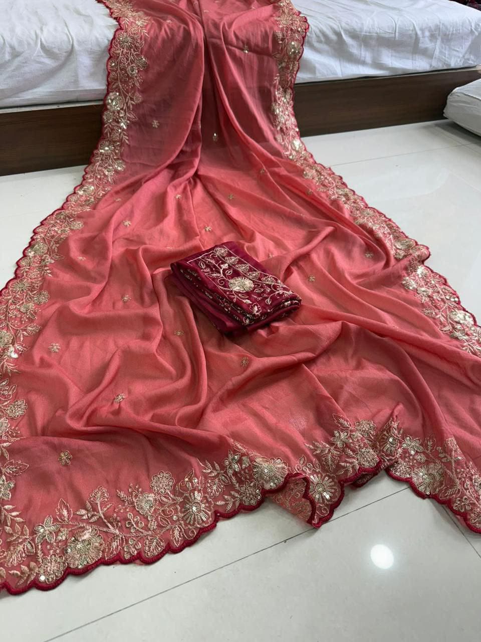 Charulata – Star Georgette Sequin Saree