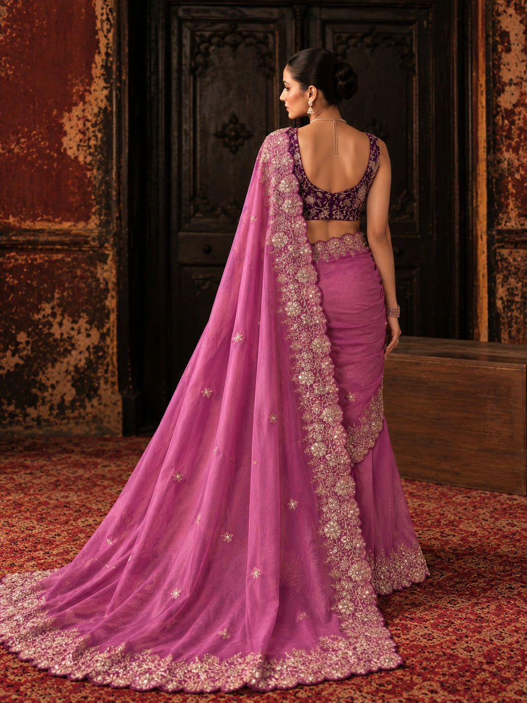 Charulata – Star Georgette Sequin Saree