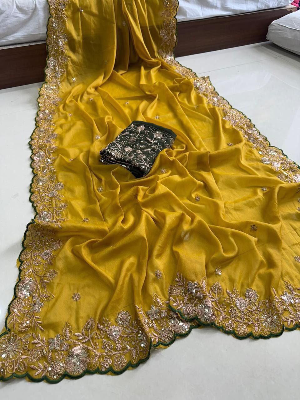 Charulata – Star Georgette Sequin Saree