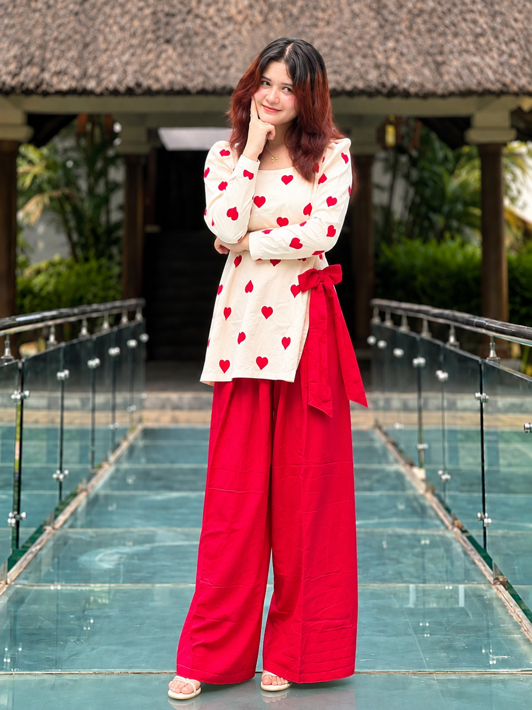 Sweetheart Bow Co-Ord Set